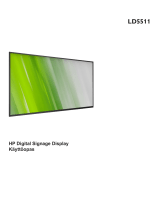 HP LD5511 55-inch Large Format Display Kasutusjuhend