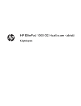 HP ElitePad 1000 G2 Healthcare Base Model Tablet Kasutusjuhend