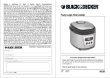 Black & Decker Rice Cooker RC85 Kasutusjuhend
