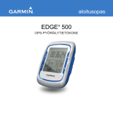 Garmin Edge 500 Lühike juhend