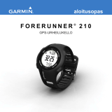 Garmin Forerunner210 Lühike juhend