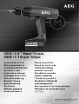 AEG SB2E 18 T Super Torque Omaniku manuaal