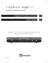 Metronic Zapbox single 3.1 - 441507 Omaniku manuaal