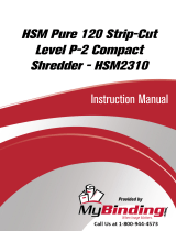 HSM HSM Pure 120 Kasutusjuhend