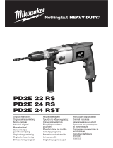 Milwaukee PD2E 24 RS Original Instructions Manual