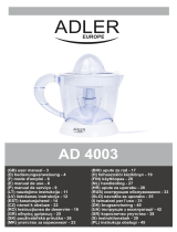 Adler AD 4003 Kasutusjuhend