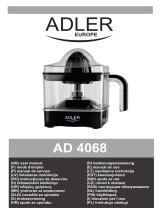 Adler MS 4068 Kasutusjuhend