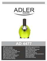 Adler AD 4477 Kasutusjuhend