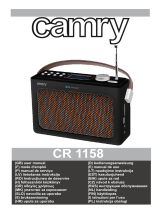 Camry CR 1158 Kasutusjuhend