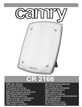 Camry CR 2166 Kasutusjuhend