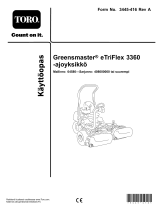 Toro Greensmaster eTriFlex 3360 Traction Unit Kasutusjuhend