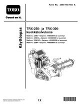 Toro TRX-250 Trencher Kasutusjuhend