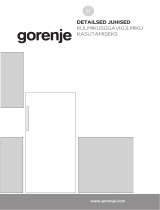 Gorenje RB491PW Kasutusjuhend