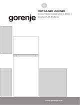 Gorenje RF4141PW4 Kasutusjuhend