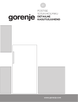 Gorenje ZOS08562 Kasutusjuhend