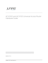 Juniper ACX1100 Kasutusjuhend