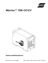 ESAB Warrior™ 750i CC/CV Vastavusdeklaratsioon