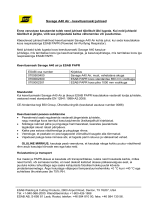 ESAB Savage A40 Air - Welding Helmet Instructions Kasutusjuhend