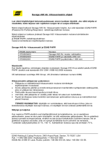ESAB Savage A40 Air - Welding Helmet Instructions Kasutusjuhend