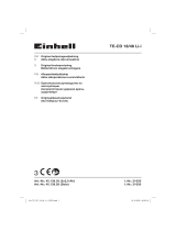 EINHELL TE-CD 18/48 Li-i (2x2,0Ah) Kasutusjuhend
