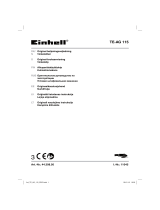 EINHELL Expert TE-AG 115 Kasutusjuhend