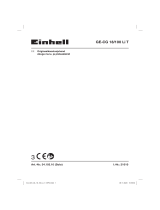 EINHELL GE-CG 18/100 Li T-Solo Kasutusjuhend