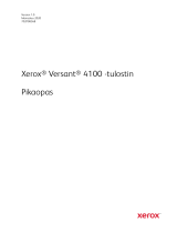 Xerox Versant 4100 Kasutusjuhend