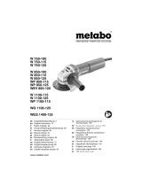 Metabo Winkelschleifer W 750-125, 750 Watt, 125 mm Kasutusjuhend
