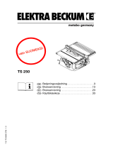 Metabo TS 250 Kasutusjuhend