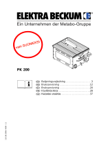 Metabo PK 200 Kasutusjuhend