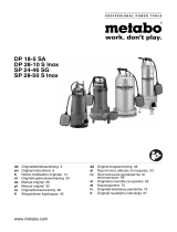 Metabo DP 28-10 S Inox Kasutusjuhend