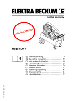 Metabo MEGA 500 W Kasutusjuhend