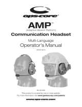 Ops-Core AMP Communication Headset Kasutusjuhend
