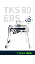 Festool TKS 80 EBS-Set Kasutusjuhend