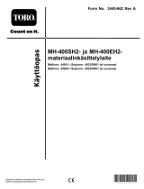 Toro MH-400SH2 Material Handler Kasutusjuhend