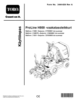 Toro ProLine H800 Rotary Mower Kasutusjuhend