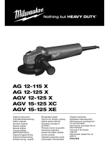 Milwaukee AGV 12-125 X Original Instructions Manual