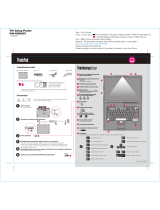 Lenovo THINKPAD T61 Asennusohjeet