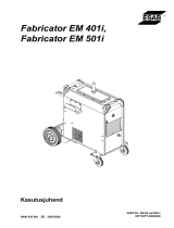 ESAB Fabricator EM 401i, EM 501i Kasutusjuhend