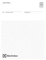 Electrolux EWW1685W Kasutusjuhend