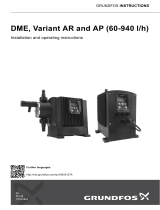 Grundfos DME 60-10 AR-PP/E/C-F-311F Installation And Operating Instructions Manual