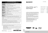 Sony UBP-X1100ES Kasutusjuhend
