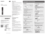 Sony ICD-TX650 Quick Start Guide and Installation