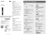 Sony ICD-TX650 Quick Start Guide and Installation