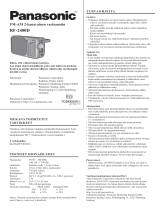 Panasonic RF2400 Kasutusjuhend