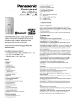 Panasonic KXTU150 Kasutusjuhend
