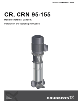 Grundfos CR 155 Installation And Operating Instructions Manual