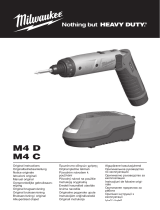 Milwaukee M4 D Original Instructions Manual
