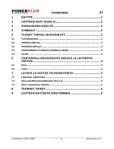Powerplus POWDP9038 Omaniku manuaal
