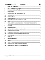 Powerplus POWP2050 Omaniku manuaal
